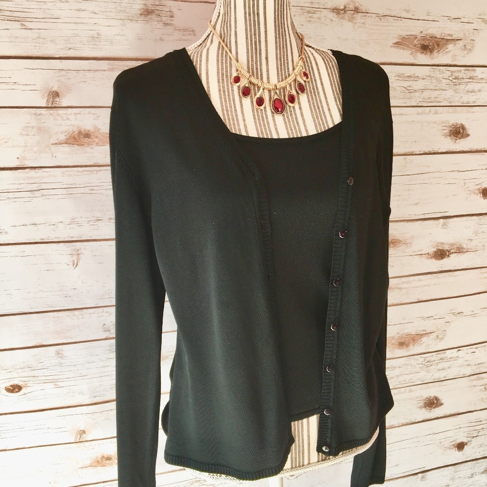 Bcbg Maxazria Button Up Top Size Large - image 2